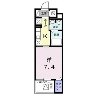 ヴェルニ上中里【3階】の間取り