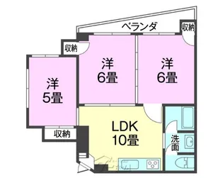 港川UFマンション【2階】の間取り
