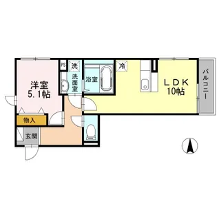 レユシール【3階】の間取り