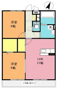 リビングゲートシティII【1階】の間取り