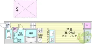グランドレジデンス北仙台【2階】の間取り