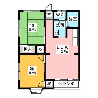 アストレイア【1階】の間取り