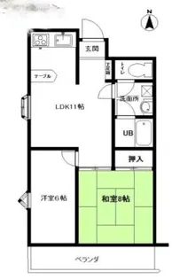 エレガンス葛西【3階】の間取り