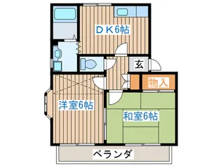 ステーブル長町南A棟【1階】の間取り