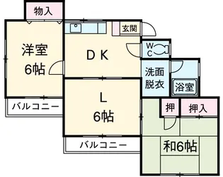アベリア佐渡【1階】の間取り