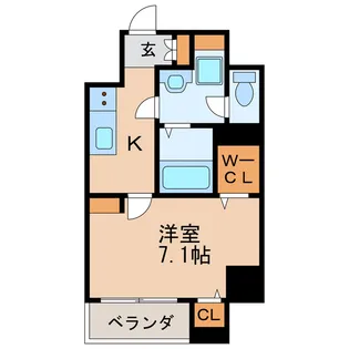 マリーベル栄【3階】の間取り