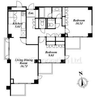 グランシャリオ代々木公園【3階】の間取り