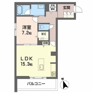 カーサ・レジデンス【3階】の間取り