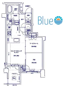 KDXレジデンス横濱紅葉坂【5階】の間取り