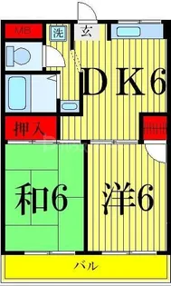 弘道ハイツ【3階】の間取り