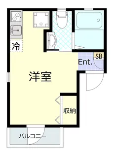 CityPopSumiyoshi【2階】の間取り