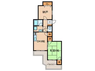 オ-ナ-ズマンション明石【4階】の間取り