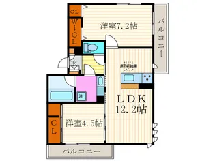 LUANA HALE【1階】の間取り