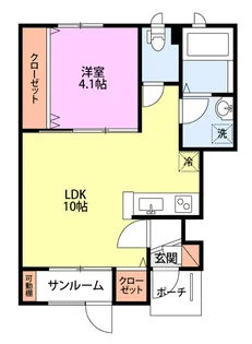 COMODOIII【1階】の間取り
