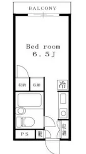 ラ・レジダンス・ド・エチュード【2階】の間取り