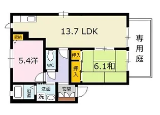 エモーション C棟【1階】の間取り