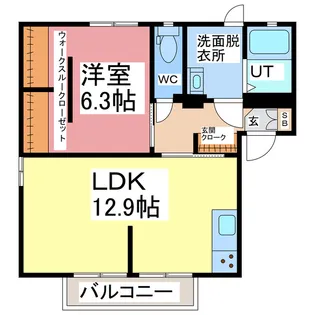 プレヴ・ナンス AB【2階】の間取り