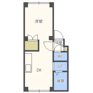 アーバンマンション2【1階】の間取り
