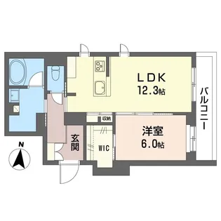 サンフェルト【1階】の間取り