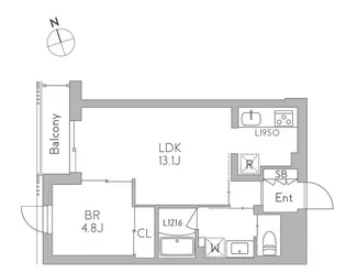 GranDuo用賀7【2階】の間取り
