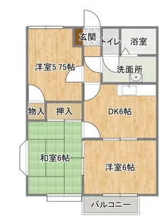 コンフォート大高【1階】の間取り