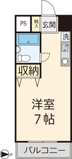 クレサンバレー【3階】の間取り