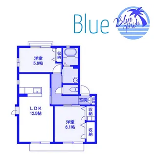 ハーベスト鵠沼【2階】の間取り