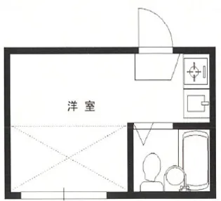 ライフピアバイオレット【2階】の間取り