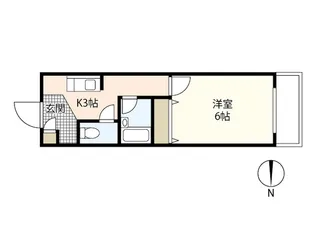 レジデンス重森【2階】の間取り