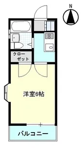 サウスタウン242【1階】の間取り