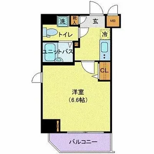 プレスタイル森下II【2階】の間取り