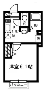 エム白金【2階】の間取り