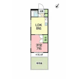 湘南アイランドリバー【1階】の間取り