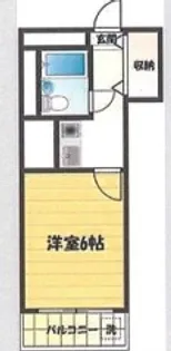 サンパレス赤塚【5階】の間取り