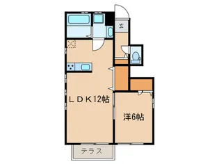 フェリセス・コヒナタ【1階】の間取り