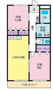 エスポワール【2階】の間取り