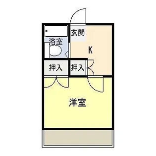 パークコート君津【1階】の間取り