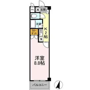 タイムD2【4階】の間取り