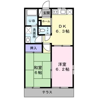 メゾン・ジュン【2階】の間取り