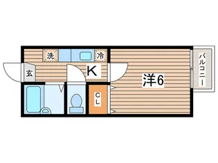 フォレストハウス【2階】の間取り