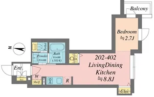 Grande Shakujiidai【2階】の間取り