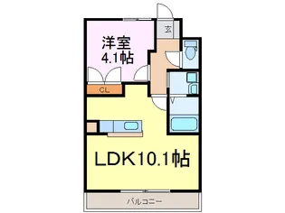 メルヴェーユ【2階】の間取り