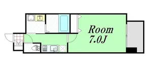 ファーストフィオーレ江坂江の木町パークサイド【2階】の間取り