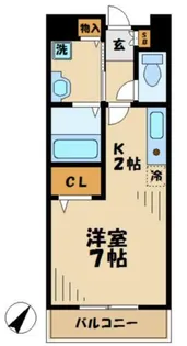アネックスTSUKIMINO【2階】の間取り