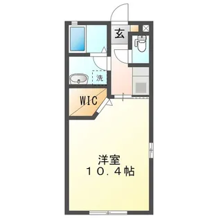 レコルト天神 B【1階】の間取り