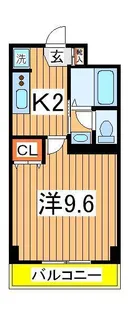 ラティニア【4階】の間取り