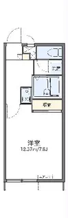 レオパレスひまわり【1階】の間取り