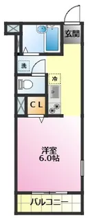 グレイスコート武蔵小杉【1階】の間取り