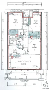 ザ・パークハウス杉並和田【4階】の間取り