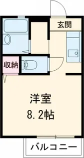 ハーベスト宝ヶ池【2階】の間取り